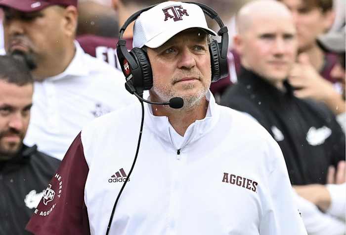 Aggies coach Jimbo Fisher